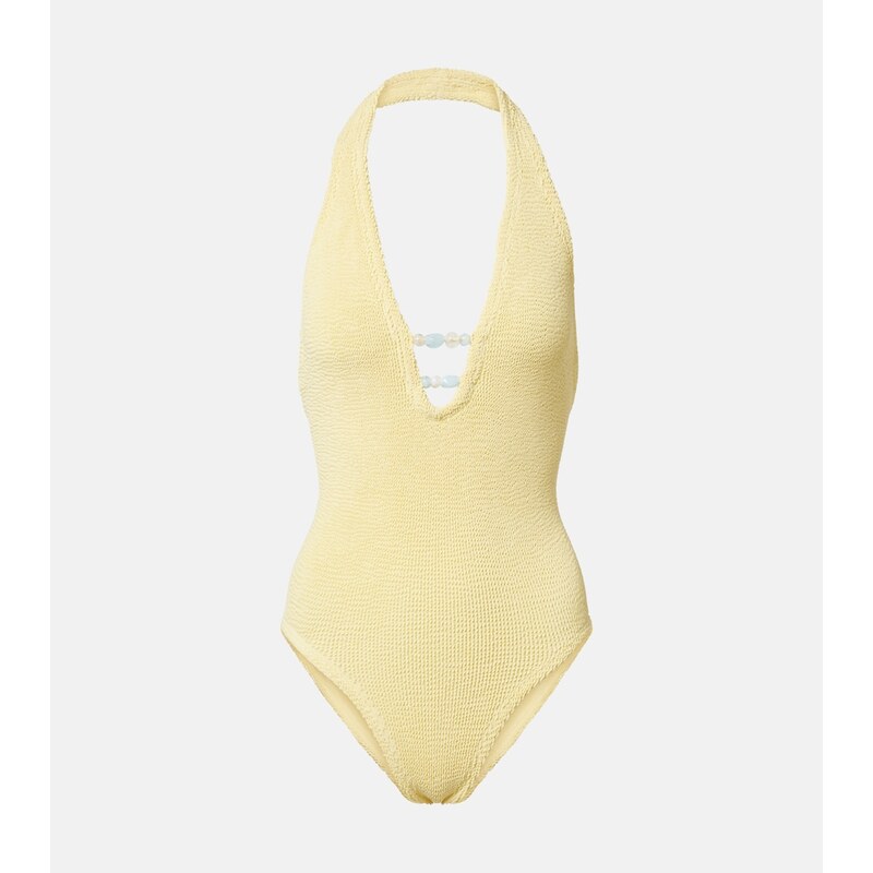 Hunza G Adriana beaded swimsuit