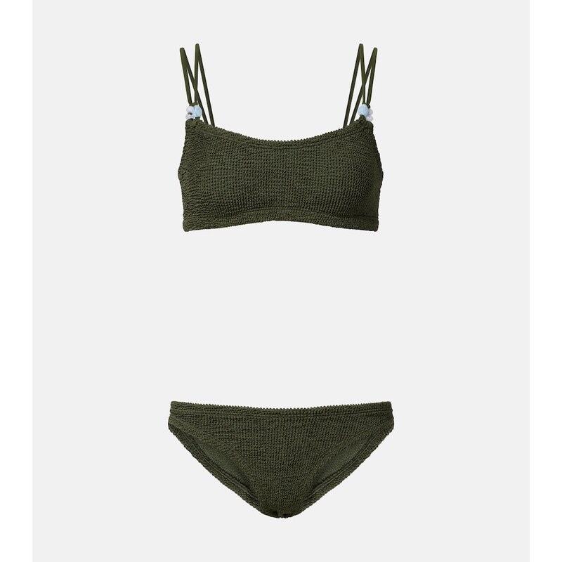 Hunza G Cassie beaded bikini