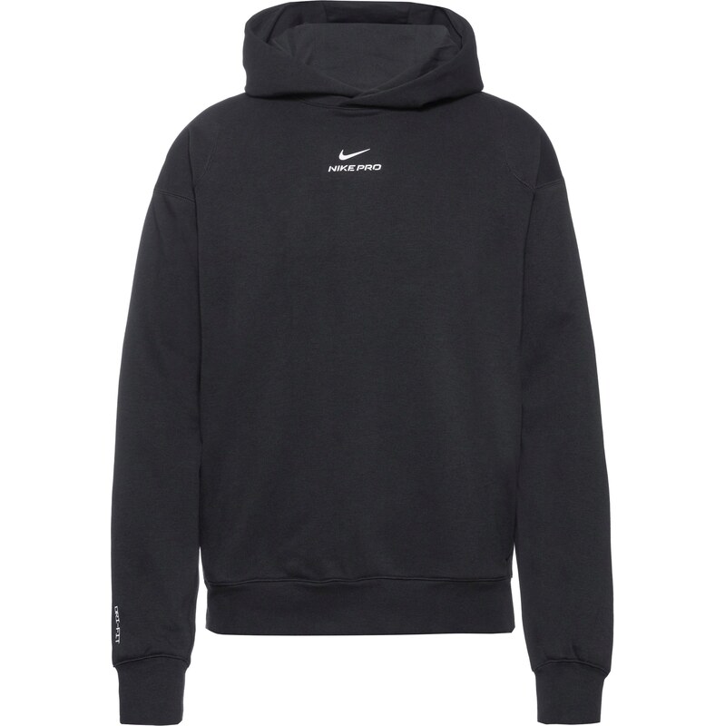 NIKE Sportovní mikina NPT černá / bílá