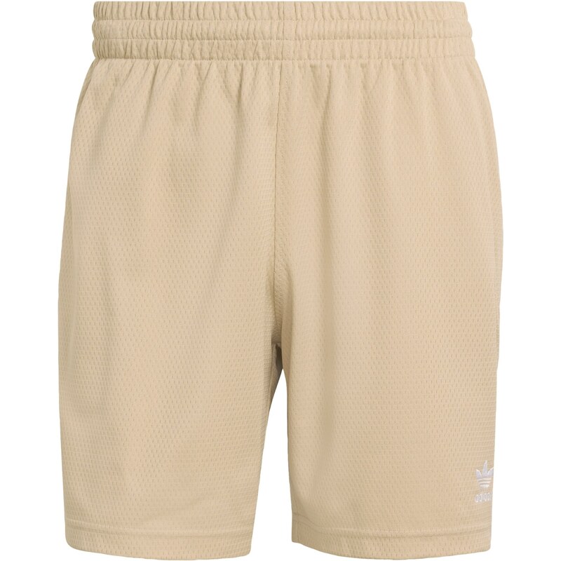 ADIDAS ORIGINALS Kalhoty Trefoil Essentials béžová / bílá