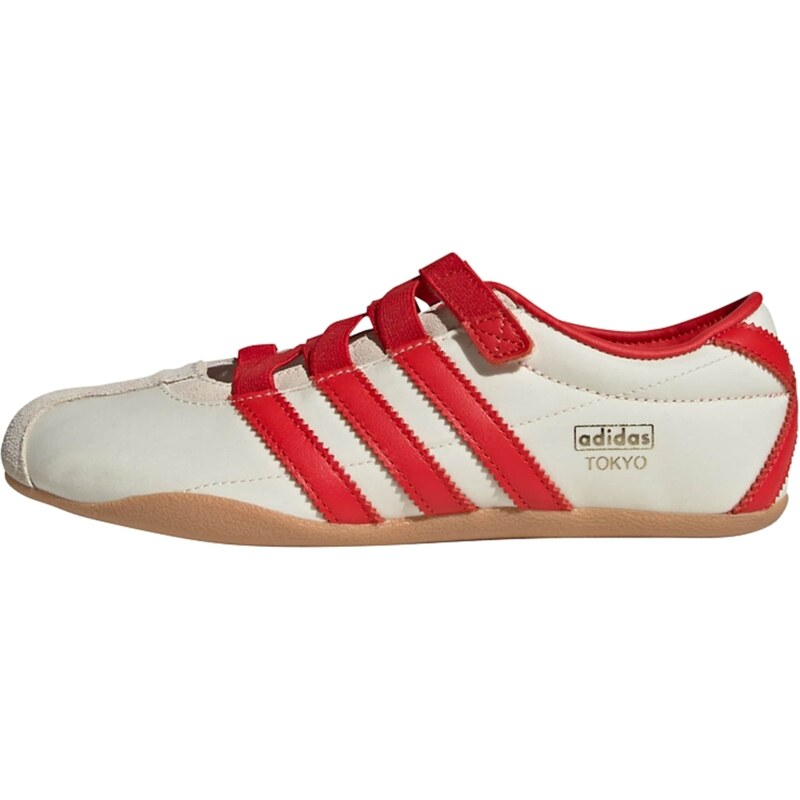 ADIDAS ORIGINALS Baleríny s řemínky Tokyo červená / bílá