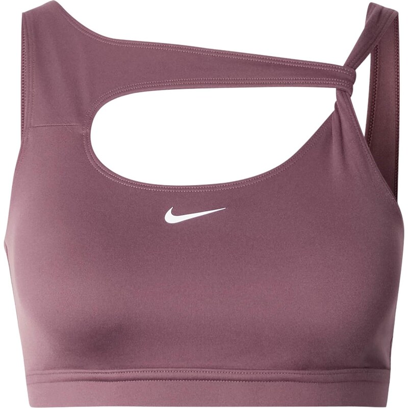 NIKE Sportovní podprsenka One bledě fialová / bílá