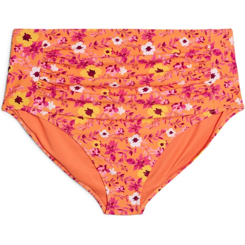 Swim by Zizzi Spodní díl plavek hnědá / žlutá / oranžová / pink