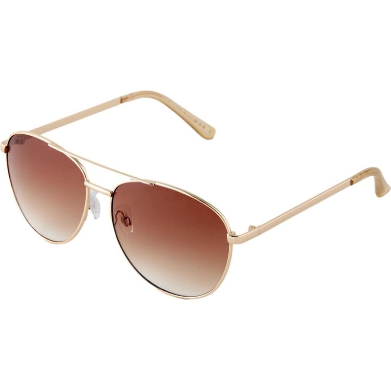 Next Sluneční brýle Aviator zlatá 114394990