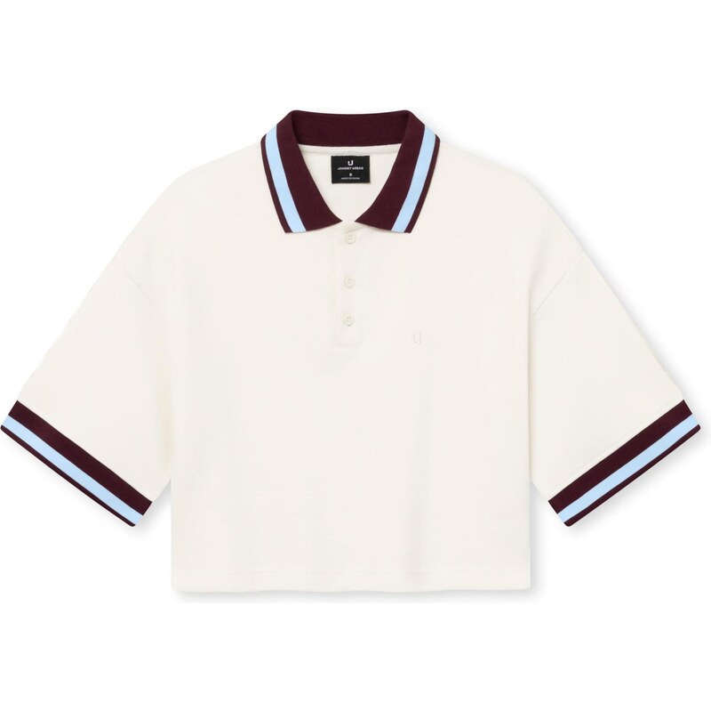 Johnny Urban Tričko Abbie krémová / světlemodrá / burgundská červeň 114395001