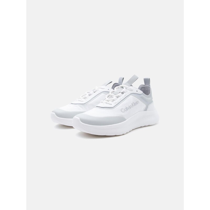 Calvin Klein Tenisky světle šedá / bílá