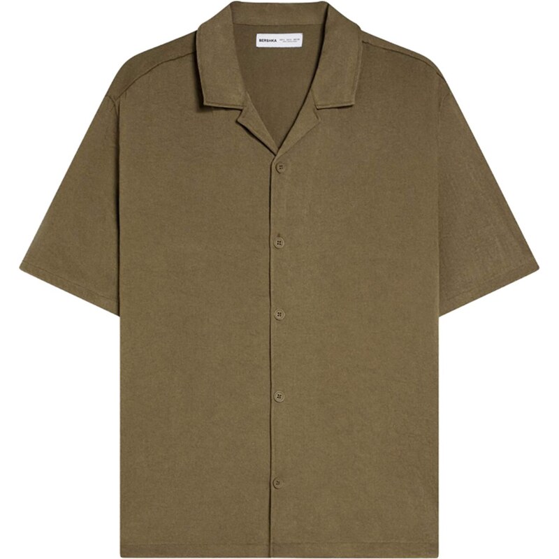 Bershka Košile khaki