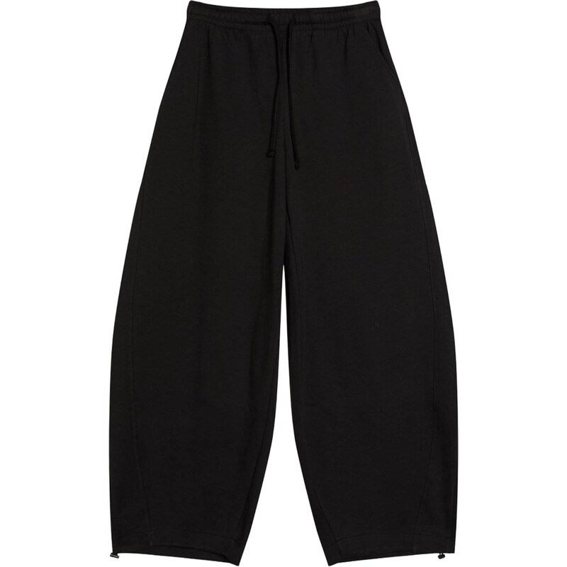 Bershka Kalhoty BASBER černá