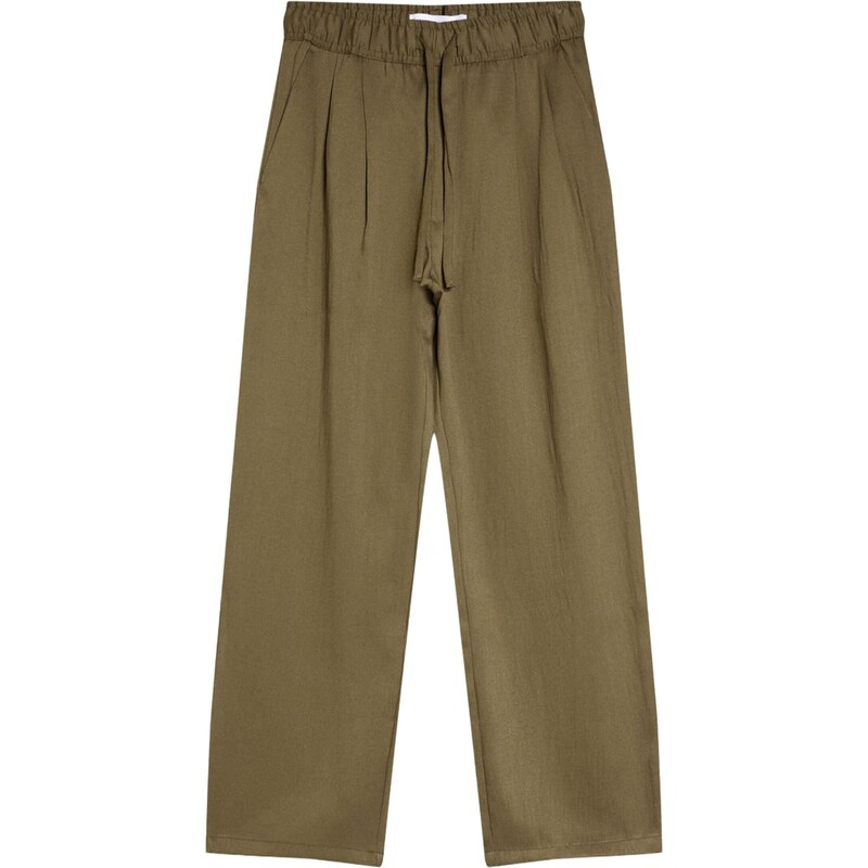 Bershka Kalhoty RÚSTICO khaki