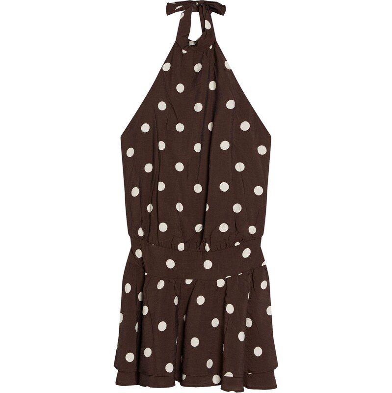 Bershka Šaty hnědá 114395313