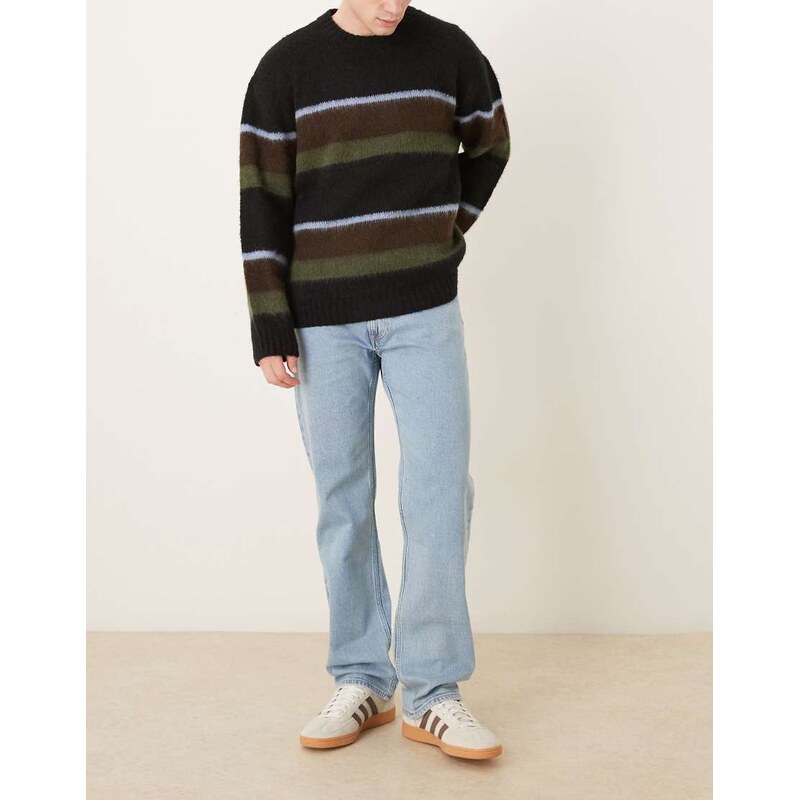 Calvin Klein Jeans standard straight fit jeans in mid wash blue