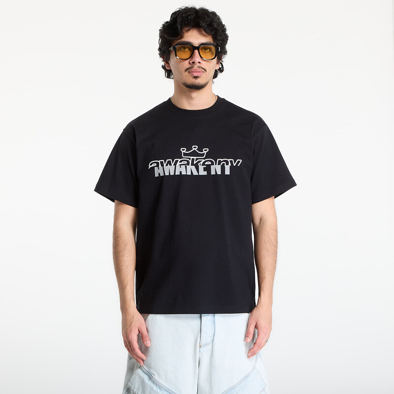 Tričko Awake NY Headcrack Champs Tee Black L