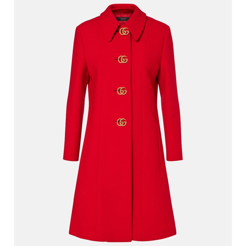 Gucci Double G wool coat