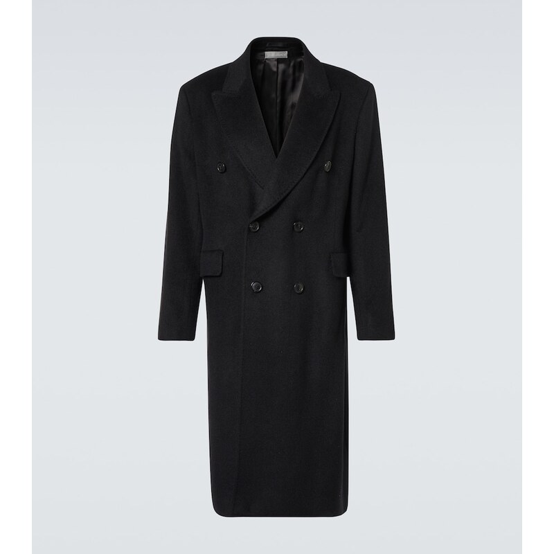 Our Legacy Whale double-breasted mohair-blend coat