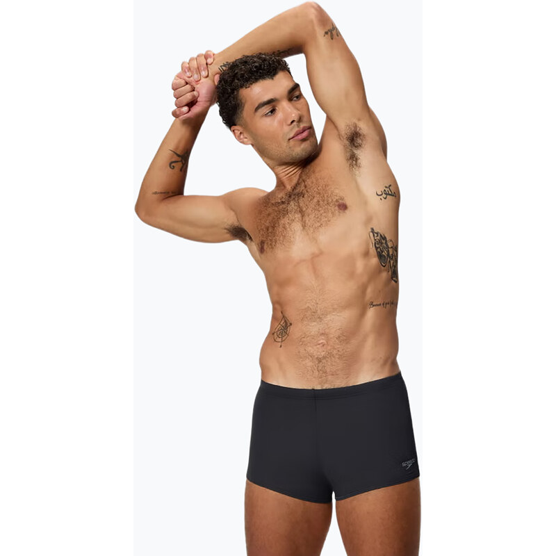 Pánské plavky boxerky Speedo Hyperboom Aquashort anthracite/coin