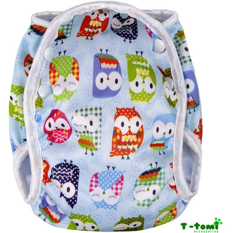 T-tomi Plenkové plavky, modrá sova, vel. S, M a L Vel. S 5-8 kg