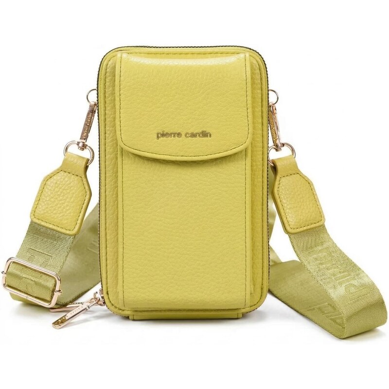 Dámská crossbody kabelka Pierre Cardin 1232 Žlutá 114397142