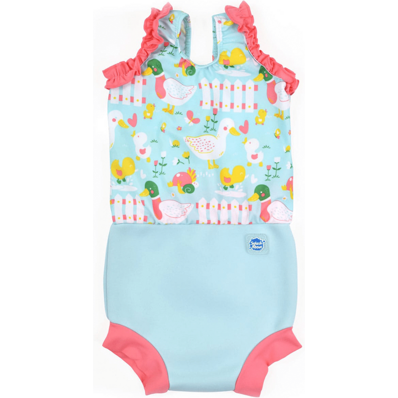 Splash About Plavky Happy Nappy kostýmek - Malá kačenka Vel. XXL