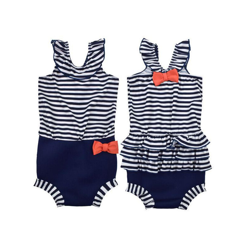 Splash About Plavky Happy Nappy kostýmek - Nautical Vel. L (6-14