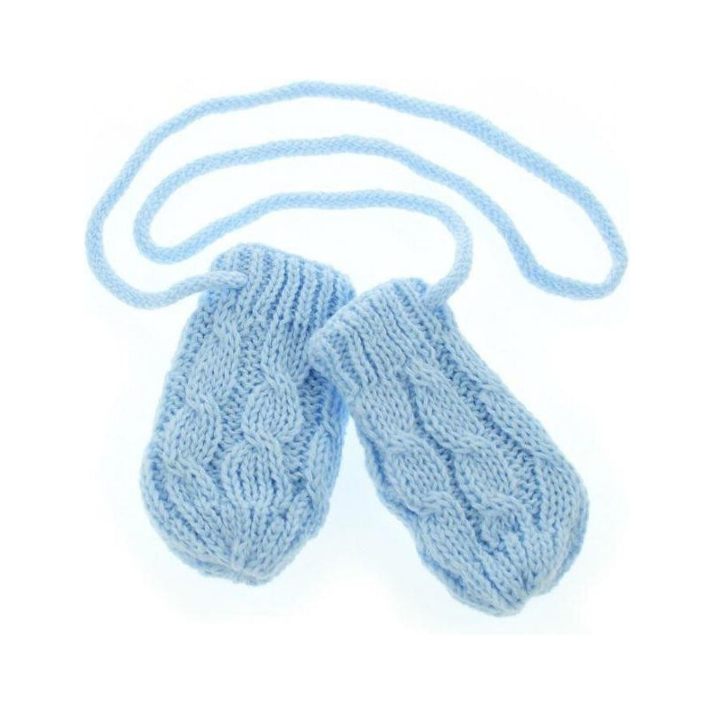 Baby Nellys Kojenecké rukavičky pletené, zimní - Vel. 56-68 (0-6 m) 112599611