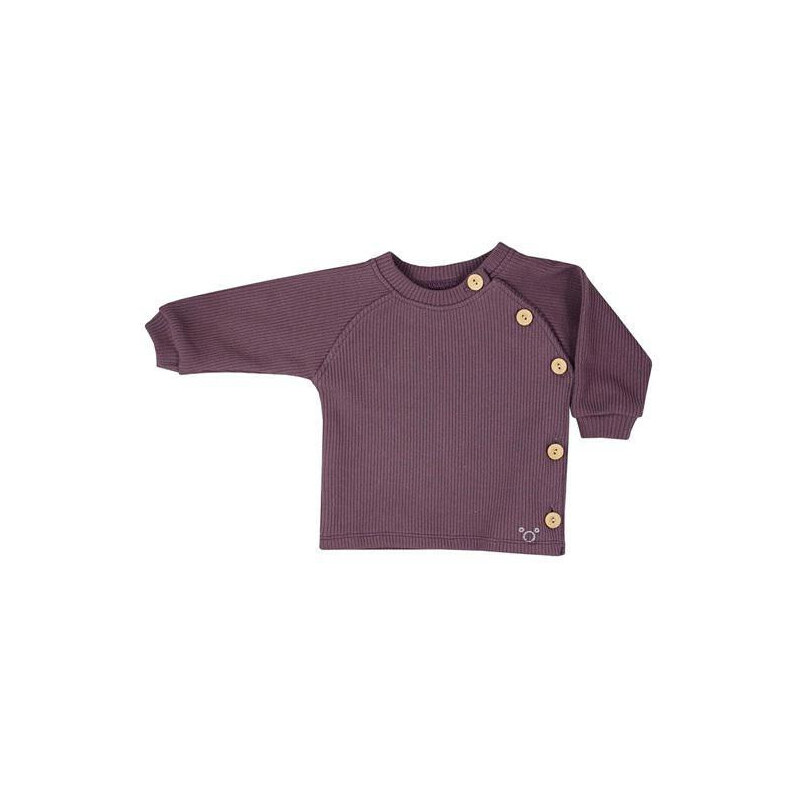 KOALA Kojenecký svetřík s dlouhým rukávem Pure purple Vel. 68
