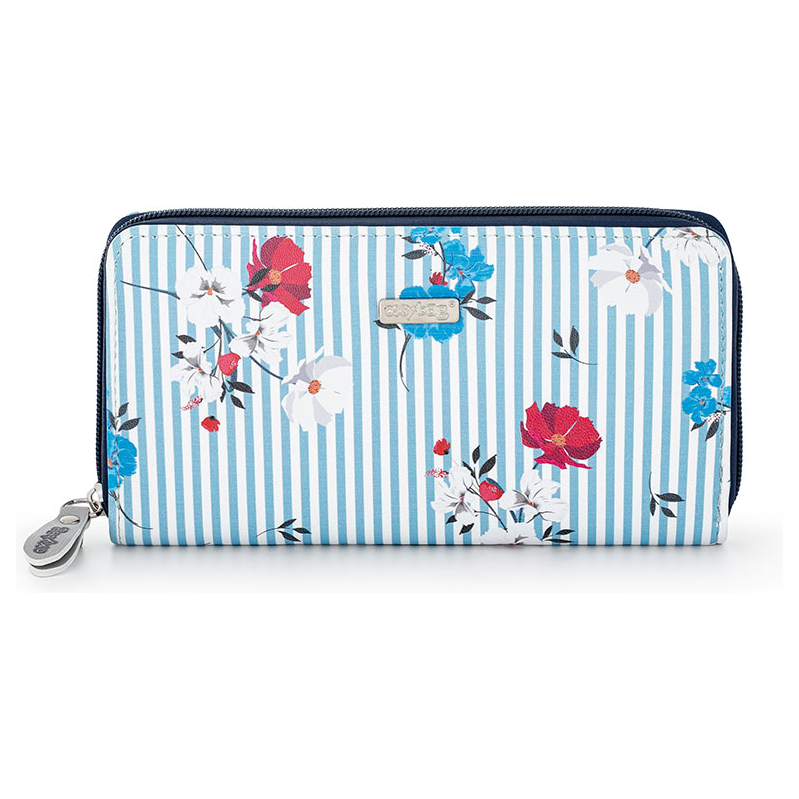 OxyBag Dámská peněženka Mony L Navy Flowers 112625732
