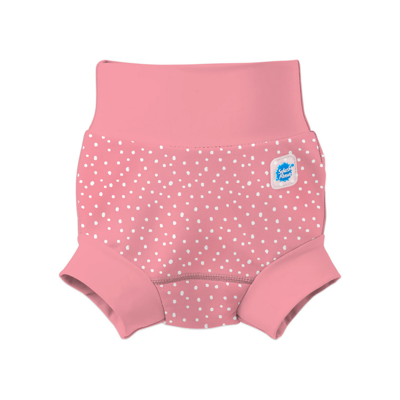 Splash About Nové Plavky Happy Nappy Pink Dotty Vel. L