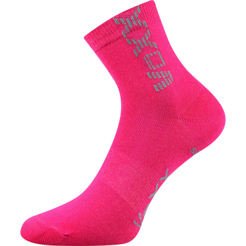 VoXX Ponožky dětské Adventurik se stříbrem Magenta (3 páry) vel.