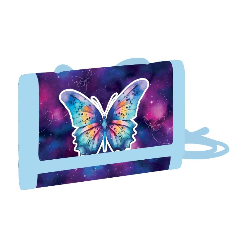 OxyBag Dětská textilní peněženka Motýl