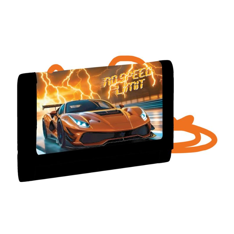 OxyBag Dětská textilní peněženka auto 2