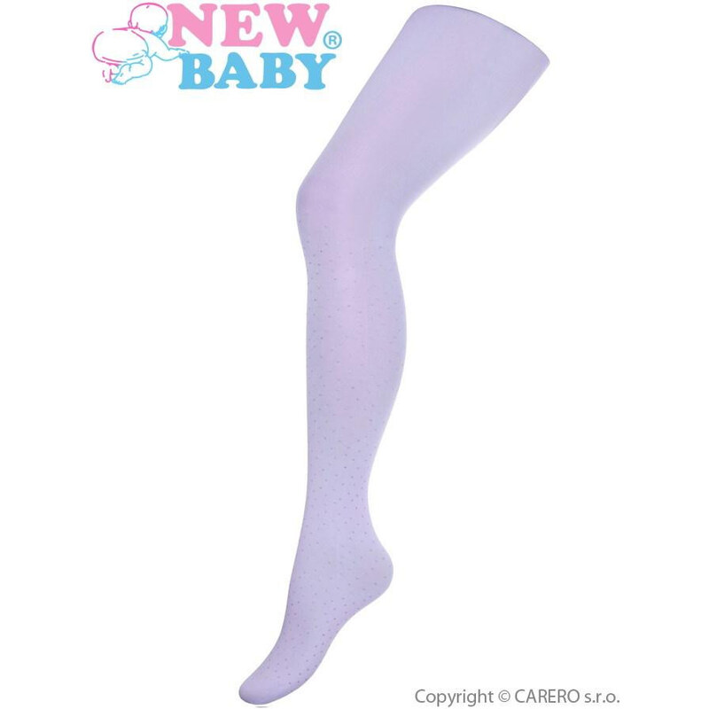 New Baby Punčocháče z mikrovlákna Fialové Vel. 116 (5-6 let)