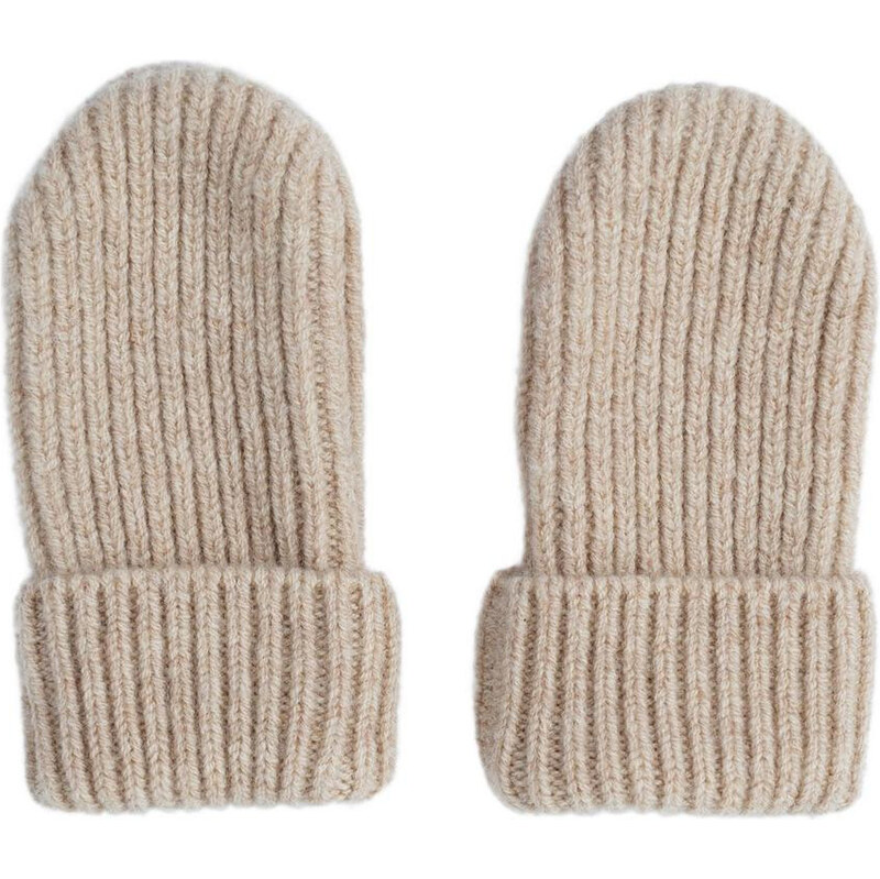 Lodger Rukavice Merino Beige Vel. 1 - 2 roky
