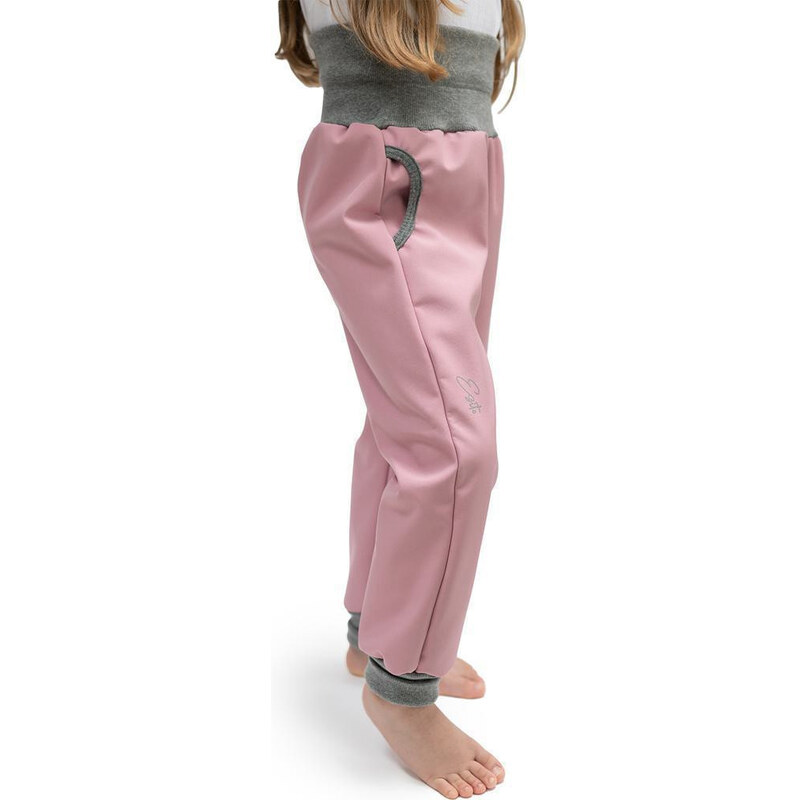 Esito Rostoucí softshellové kalhoty Sport Shell pink Vel. 104