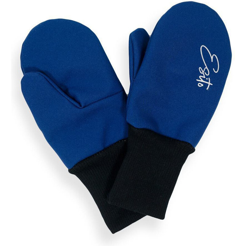 Esito Palcové rukavice softshell Vel. 5 - 7 let Sapphire blue -