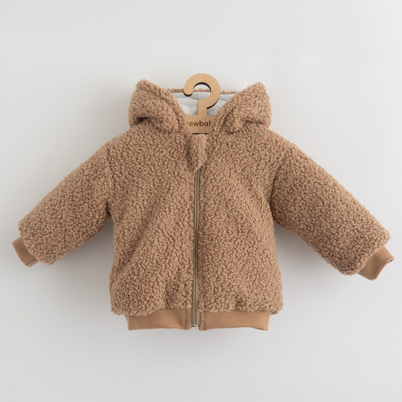 New Baby Kojenecká zimní mikinka s kapucí Teddy Winter Vel. 56
