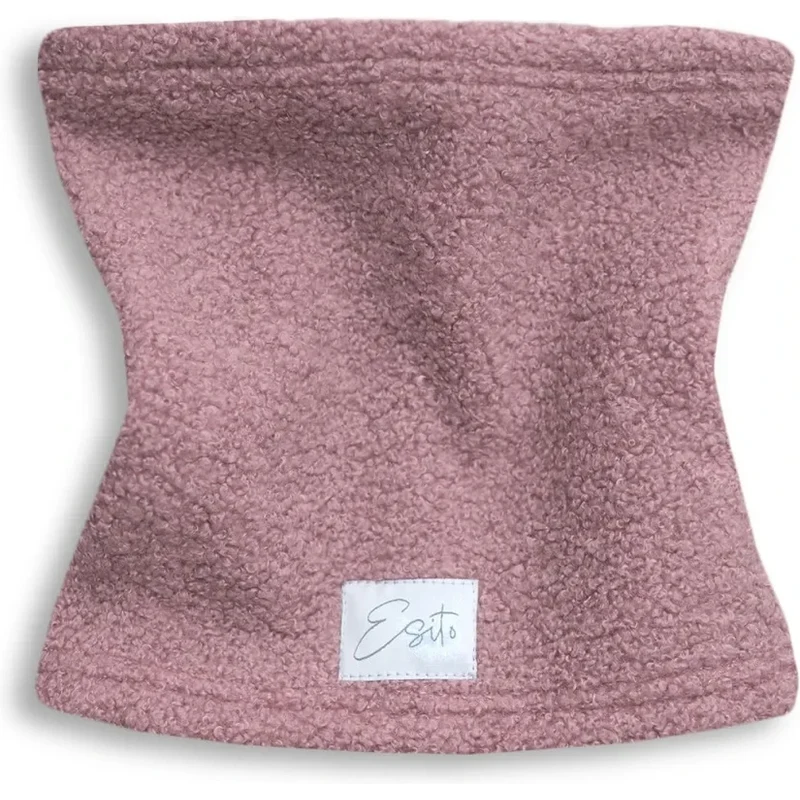 Esito Zimní nákrčník Teddy fleece double Cyclamen pink Vel. 44