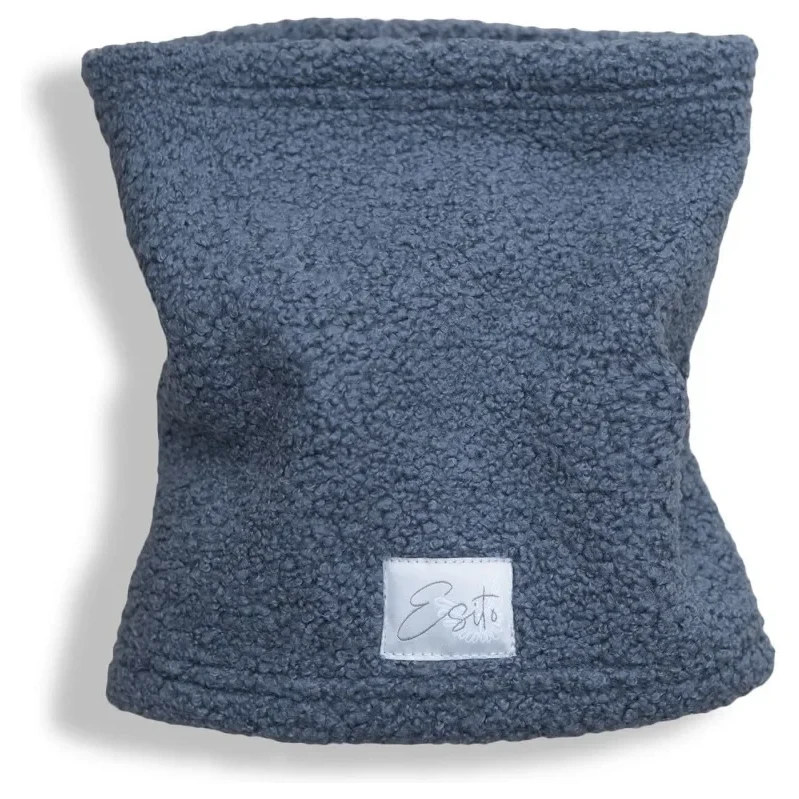Esito Zimní nákrčník Teddy fleece double Denim blue Vel. 44