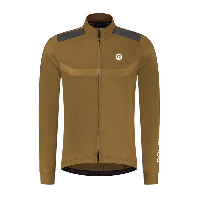 Rogelli dres s dlouhým rukávem MONO hnědý 3XL