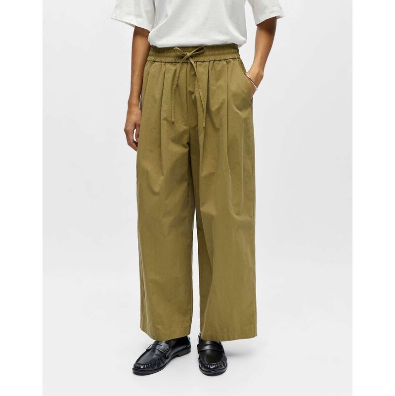 Object Trousers in seal brown 115507548