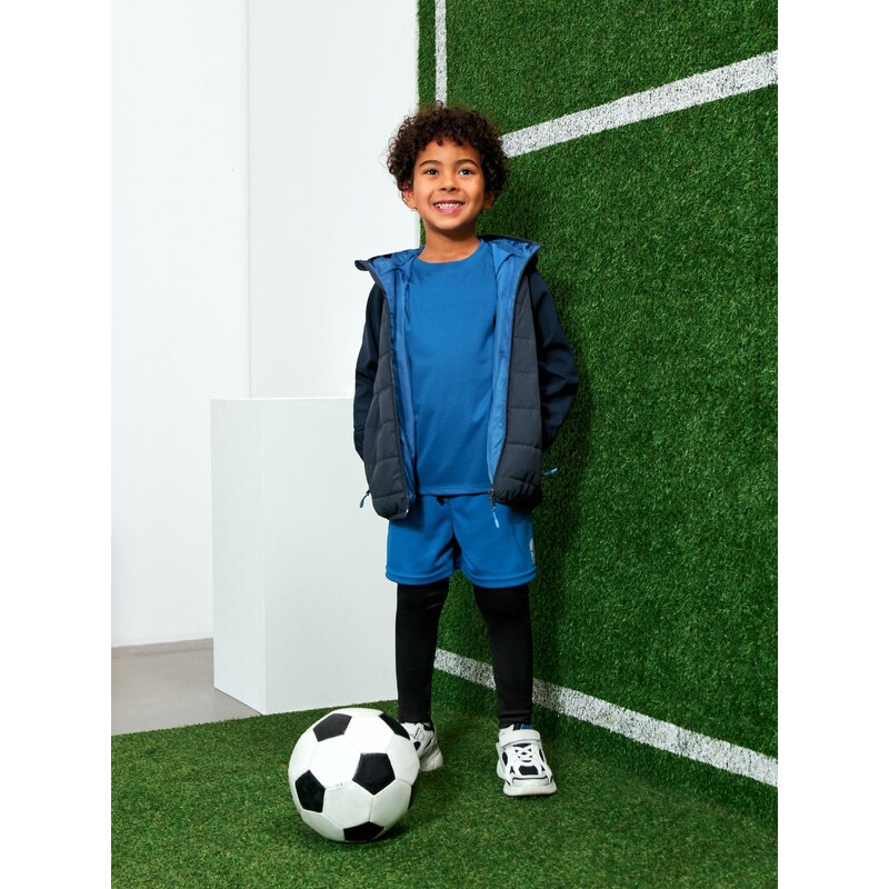 Sinsay - Sportovní legíny s kraťasy 2 v 1 Active - modrá