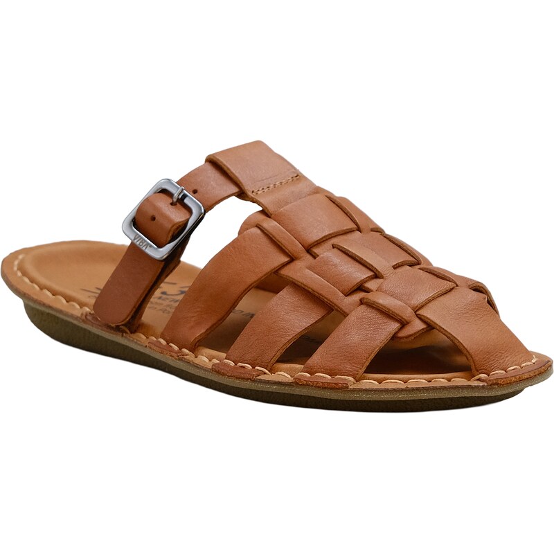 VIBAe Pantofle Amalfi Cognac Brown 37