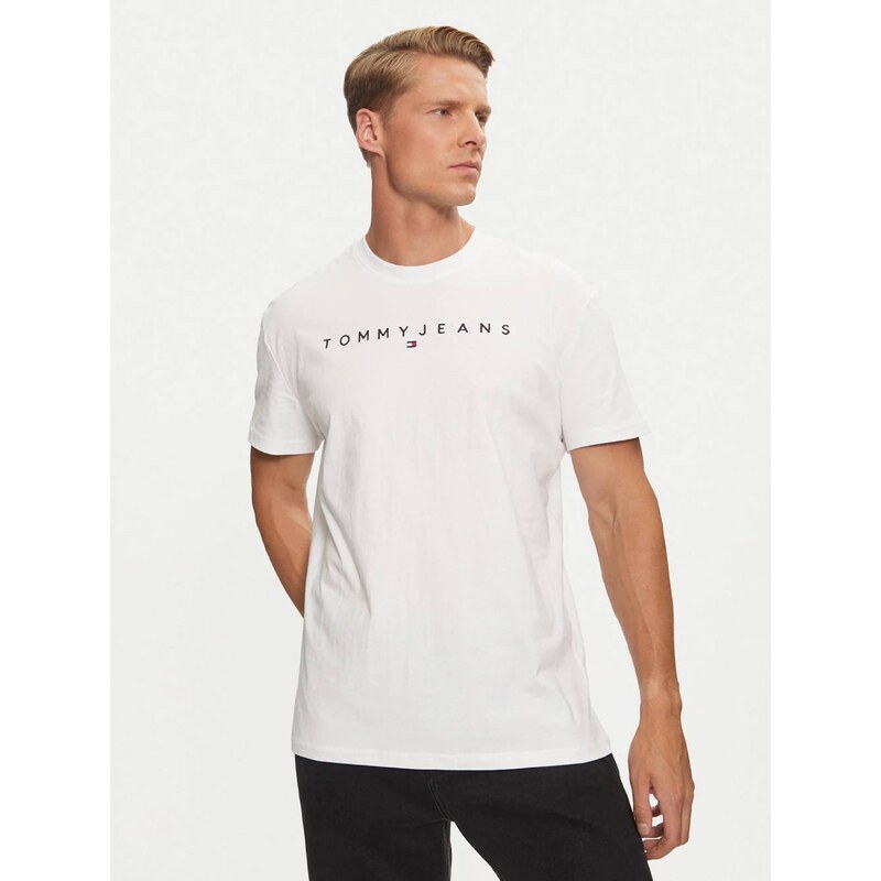 Tommy Jeans pánské bílé tričko