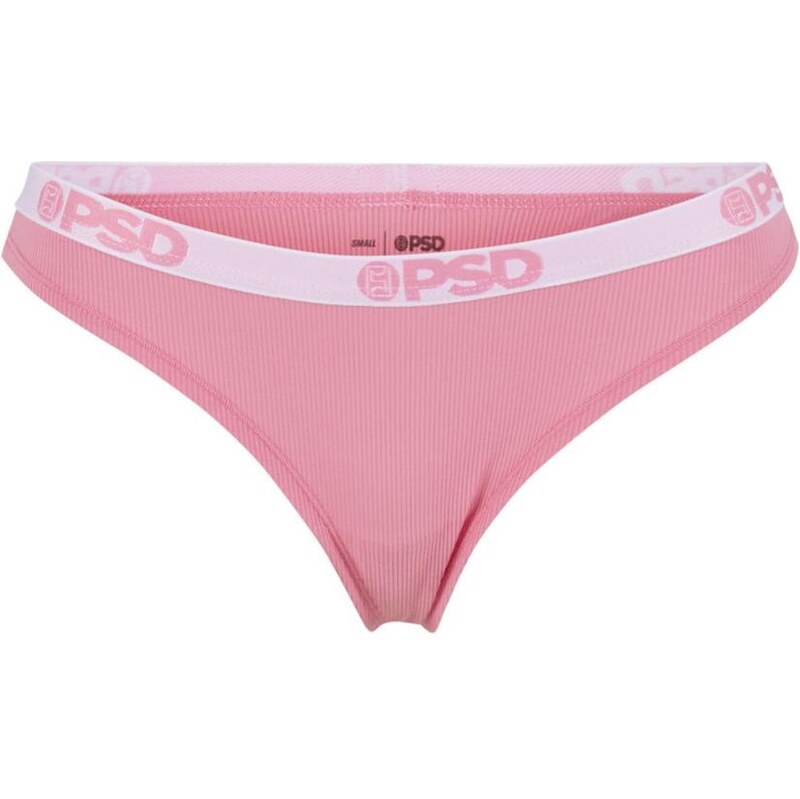 PSD Tanga světle růžová / bílá