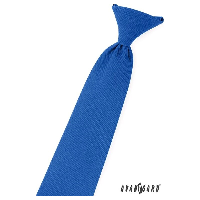 Královsky modrá dětská kravata na gumičku (31 cm)