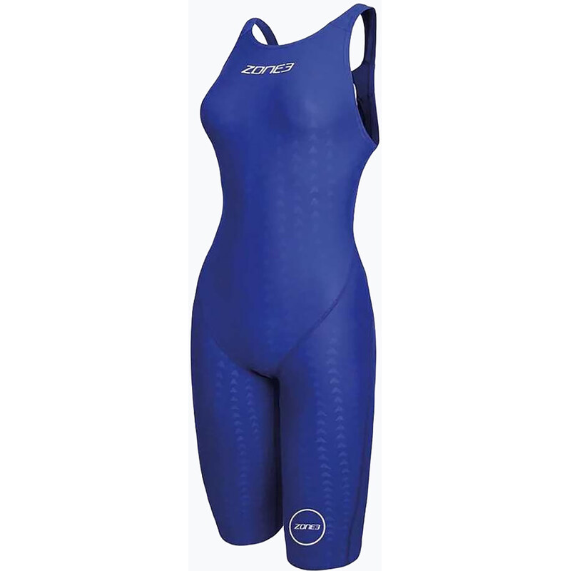Dámské jednodílné plavky ZONE3 Performance Speed Kneeskin blue