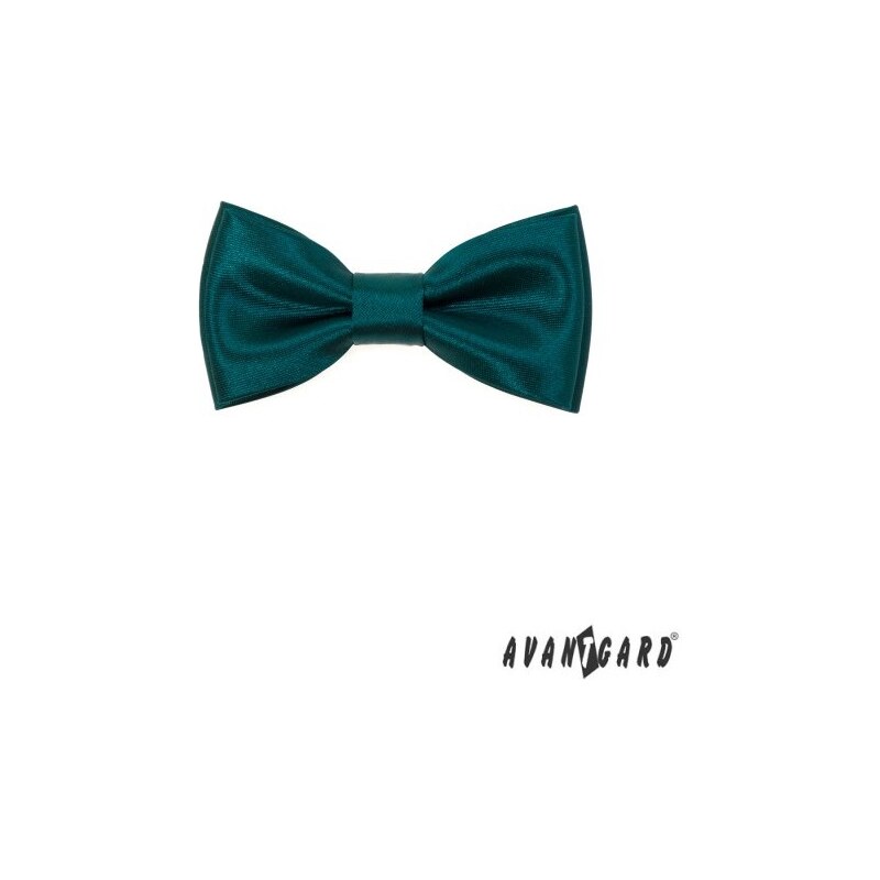 Tmavě smaragdově zelený dětský motýlek