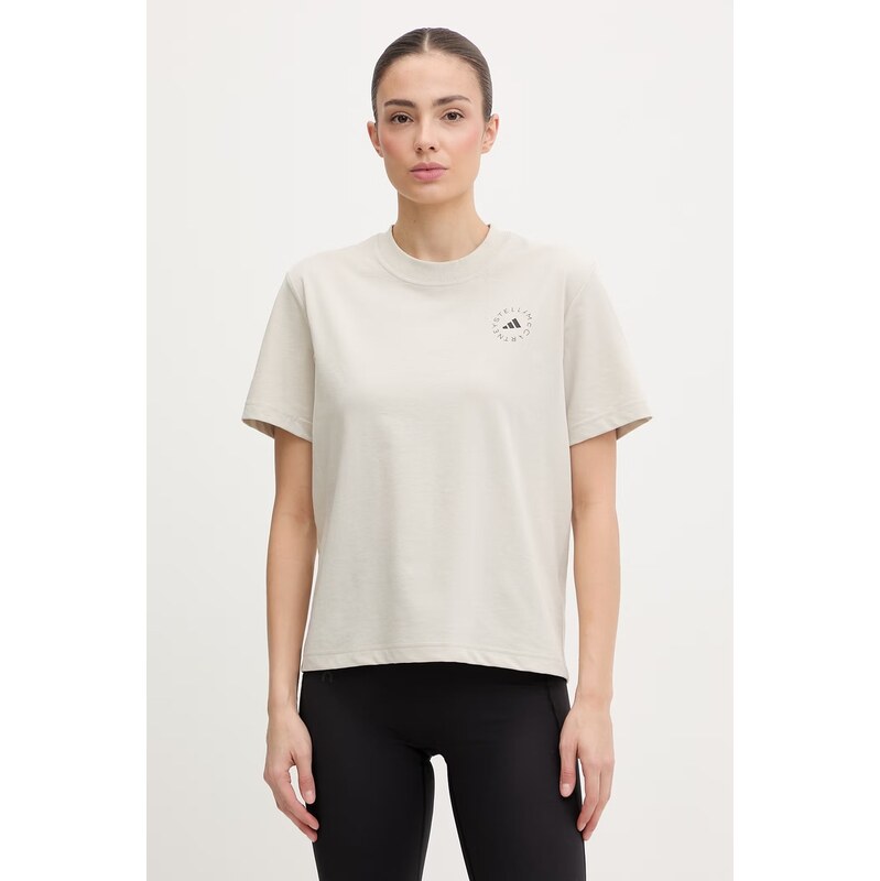 adidas by Stella McCartney tréninkové tričko dámské s bavlnou