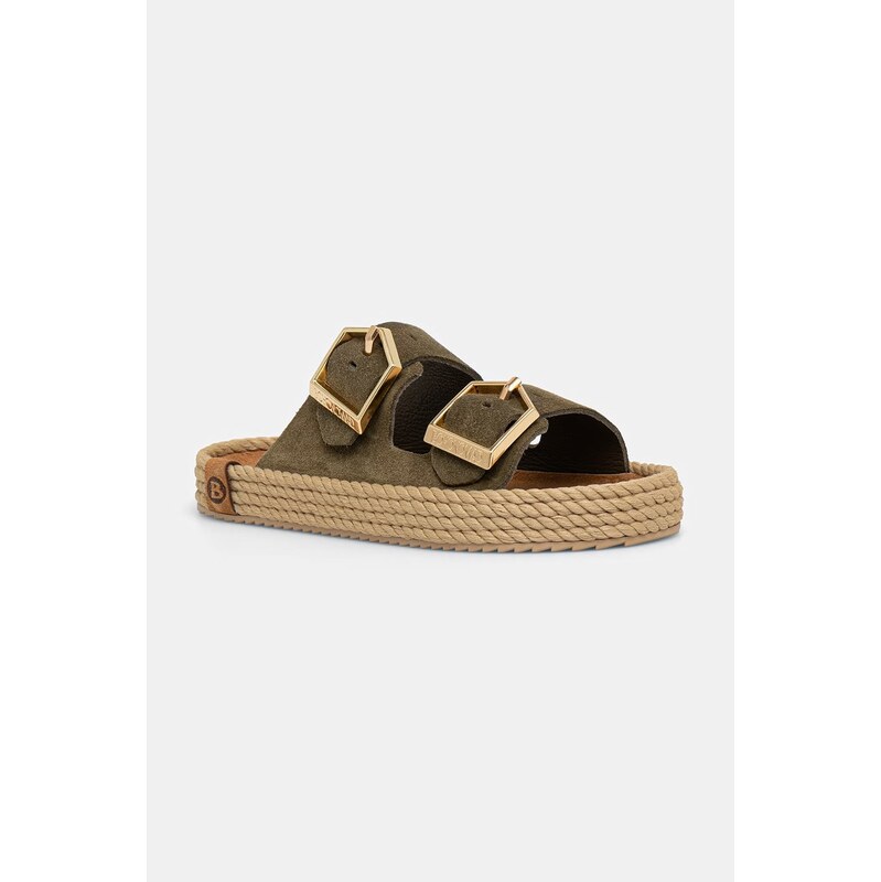 Bohonomad pantofle espadrilky dámské semišové Sydney 114398265