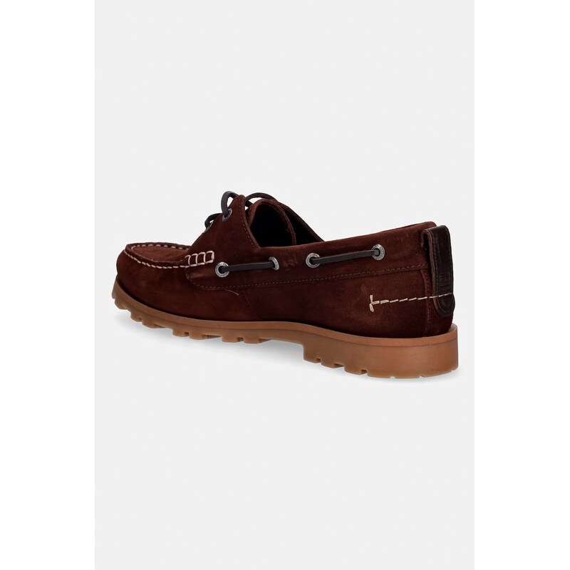 Tommy Hilfiger mokasíny pánské semišové HILIFGER LIGHT SDE BOAT SHOE