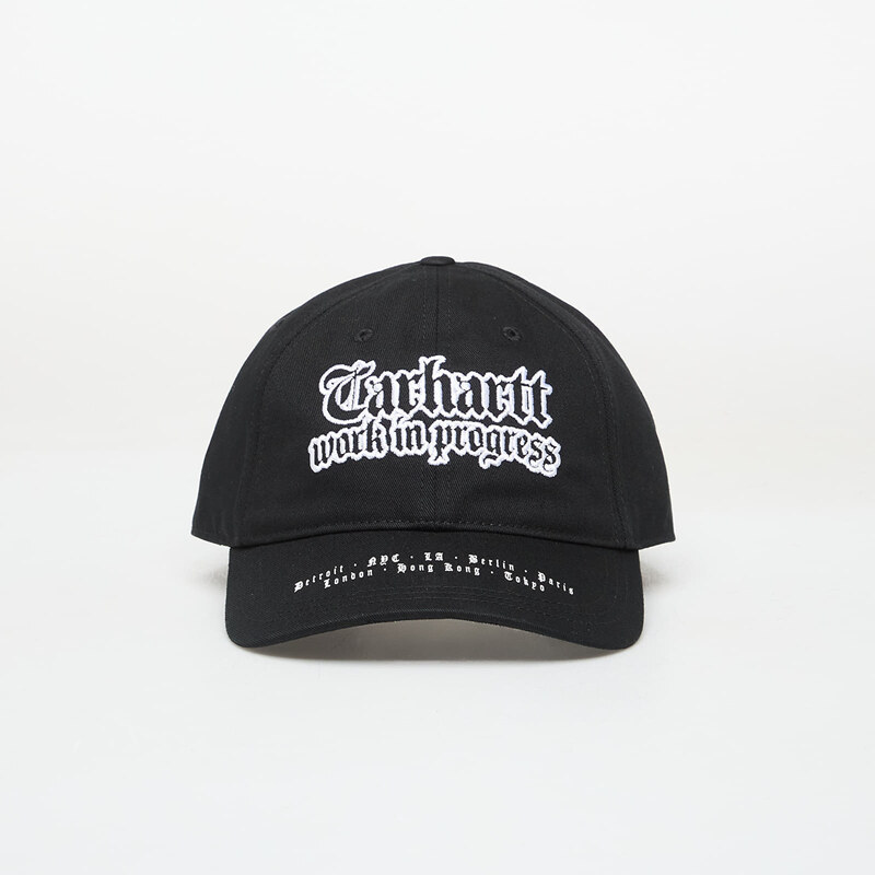 Kšiltovka Carhartt WIP World Tour Cap Black/ White Universal